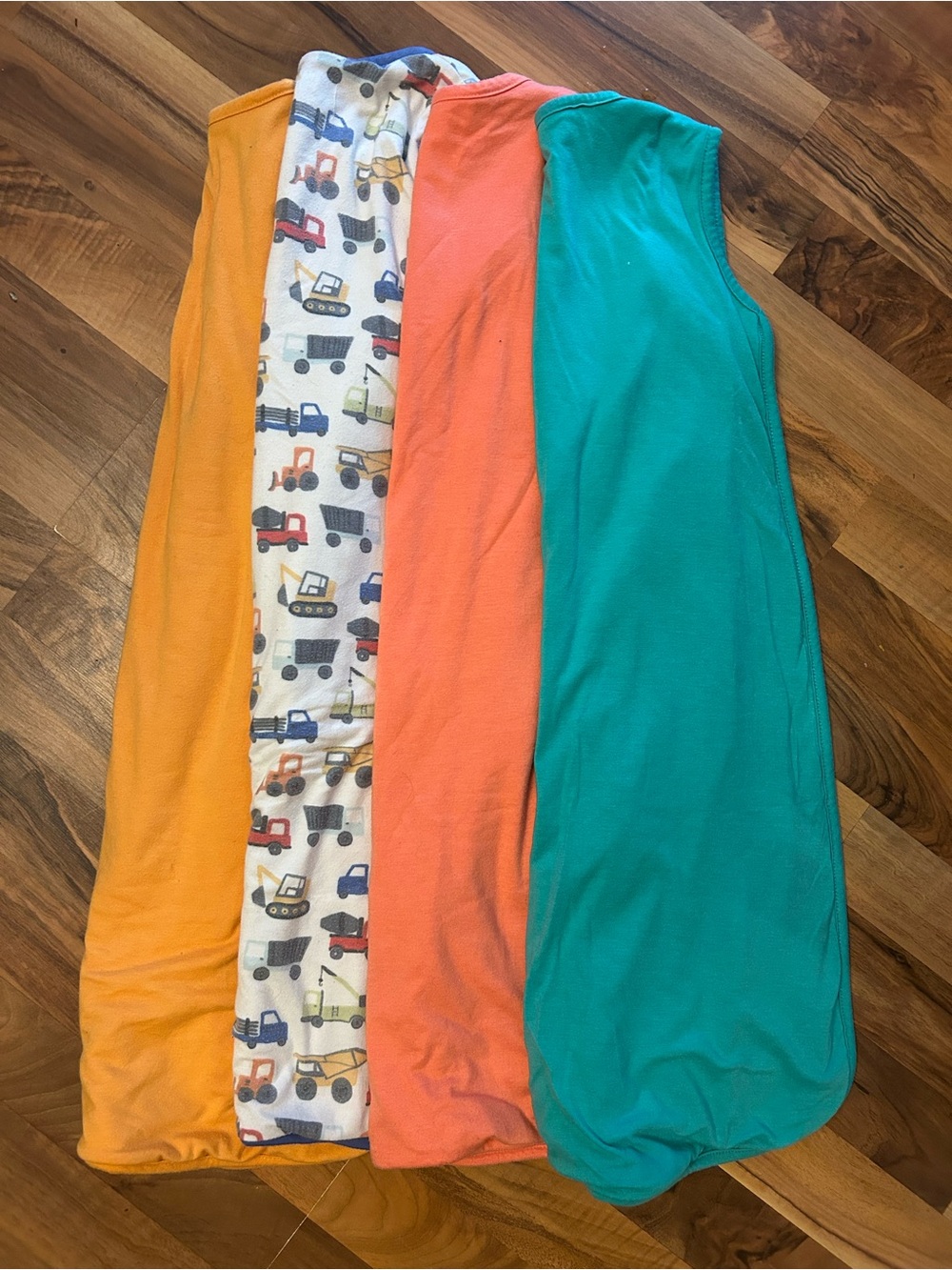 Copper Pearl sleep sacks lot of 4 bundle solids trucks 6-12 months